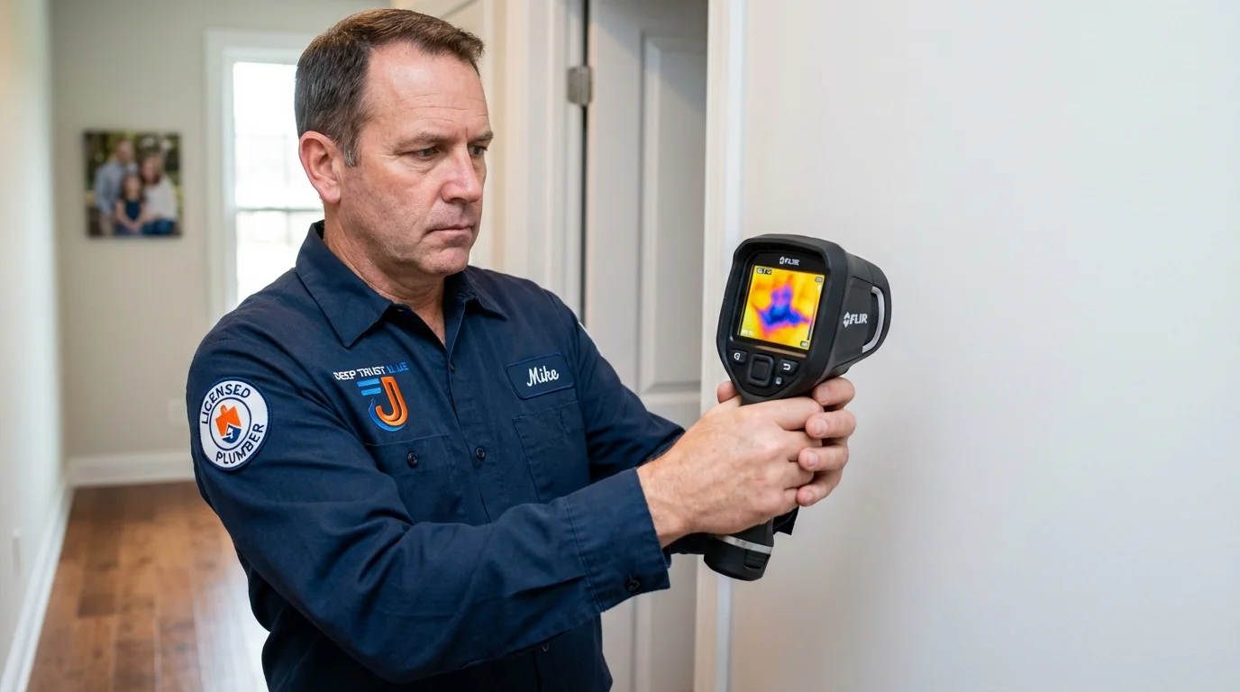 Thermal imaging leak detection by Johns Plumbing LLC in Winamac